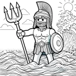 coloriage Playmobil pour enfant de 8 ans