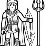 coloriage Playmobil pour enfant de 4 ans