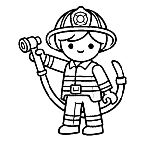 imprimer coloriage Playmobil gratuit