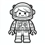 coloriage Playmobil à imprimer pour enfant de 6 ans