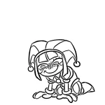imprimer coloriage Pomni