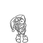 a imprimer coloriage Pomni gratuit