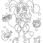 coloriage Pomni gratuit
