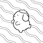 coloriage Pompompurin à imprimer pour enfant de 2 ans
