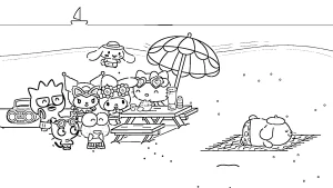 imprimer coloriage Pompompurin gratuit