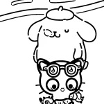 imprimer coloriage Pompompurin gratuit