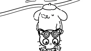 imprimer coloriage Pompompurin gratuit