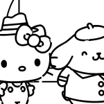coloriage Pompompurin et découpage à imprimer