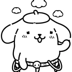 télécharger coloriage Pompompurin gratuit