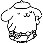 coloriage Pompompurin pour enfant de 10 ans
