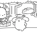 coloriage Pompompurin à imprimer pdf