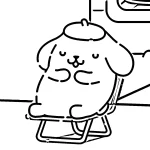 coloriage Pompompurin a colorier en ligne gratuitement