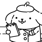 coloriage Pompompurin pour enfant de 8 ans