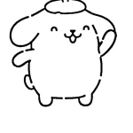 coloriage Pompompurin pour enfant de 3 ans