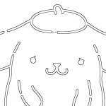 coloriage Pompompurin gratuit à imprimer