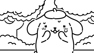 coloriage Pompompurin à imprimer pdf