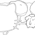 coloriage Pompompurin a telecharger