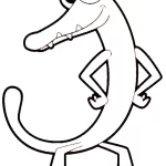 coloriage Rainbow Friend et apprentissage