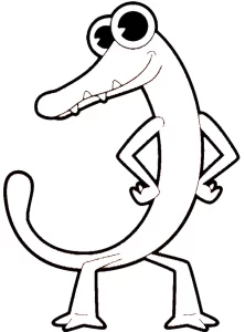 coloriage Rainbow Friend et apprentissage