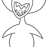 coloriage Rainbow Friend a imprimer pour enfant de 4 ans