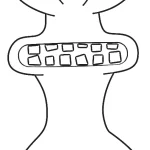 coloriage Rainbow Friend pour enfants