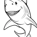 coloriage Requin a imprimer gratuit