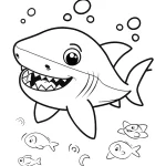 coloriage Requin à imprimer