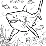 coloriage Requin pour enfant gratuit