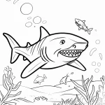 coloriage Requin a telecharger