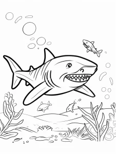 coloriage Requin a telecharger