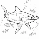 télécharger coloriage Requin gratuit