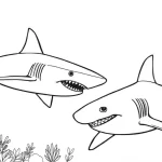 coloriage Requin a colorier en ligne