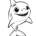coloriage Requin gratuit à imprimer