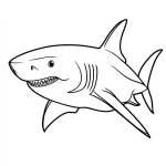 coloriage Requin a dessiner en ligne