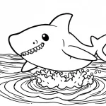 coloriage Requin a imprimer gratuitement