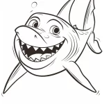 a imprimer coloriage Requin gratuit