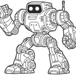 coloriage Robot gratuit