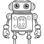 coloriage Robot à imprimer gratuitement pdf
