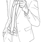 coloriage Satoru Gojo en ligne