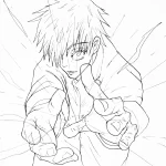 coloriage Satoru Gojo pour enfants a imprimer gratuit