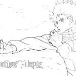 coloriage Satoru Gojo pour enfants à télécharger