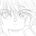 coloriage Satoru Gojo a imprimer gratuit