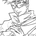 coloriage Satoru Gojo en ligne