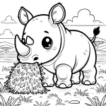 coloriage Savane a dessiner et imprimer