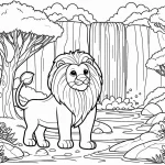coloriage Savane gratuit