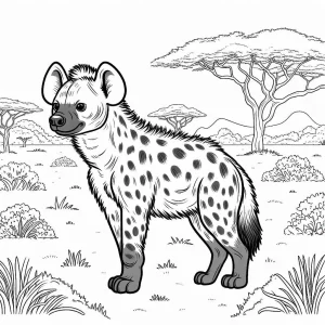 coloriage Savane gratuit