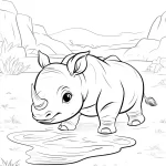 coloriage Savane gratuit a imprimer