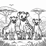 coloriage Savane a colorier en ligne gratuitement