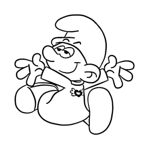 coloriage Schtroumpf gratuit
