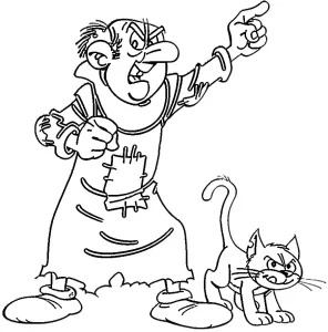 coloriage Schtroumpf pour primaire